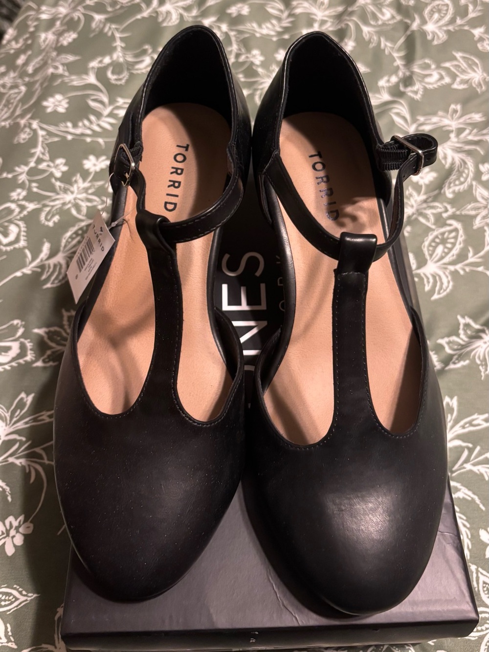 torrid Black T-Strap Mary Jane Flats